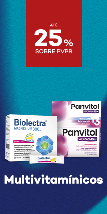 Suplementos Multivitaminicos com destaque promocional de  at&eacute; 25% sobre pre&ccedil;o de Venda ao P&uacute;blico Recomendado